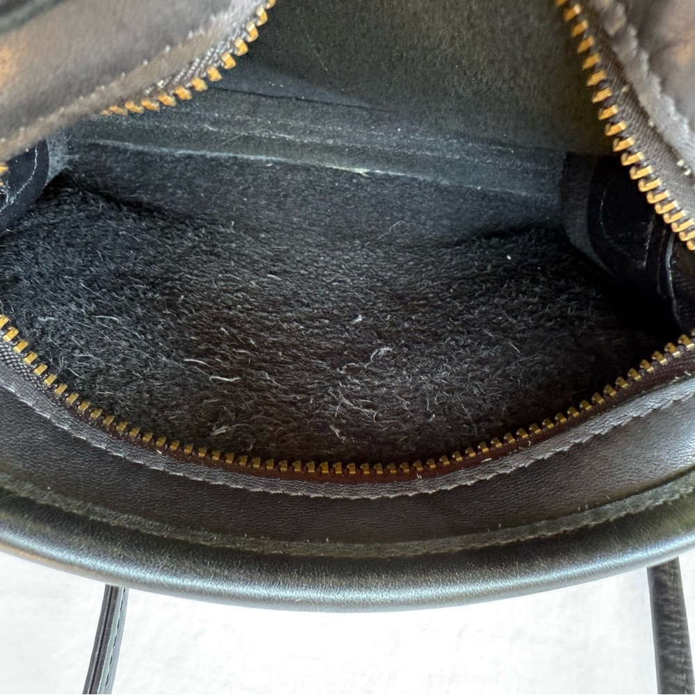 Vintage Coach (1997) Abbie Zip Crossbody Bag Black  M7M-9017 - Picture 8 of 9